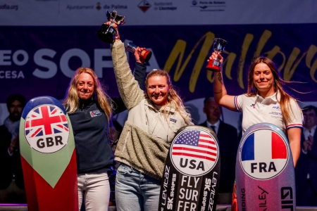 Women&#039;s Podium: Nolot, Moroz, Aldridge